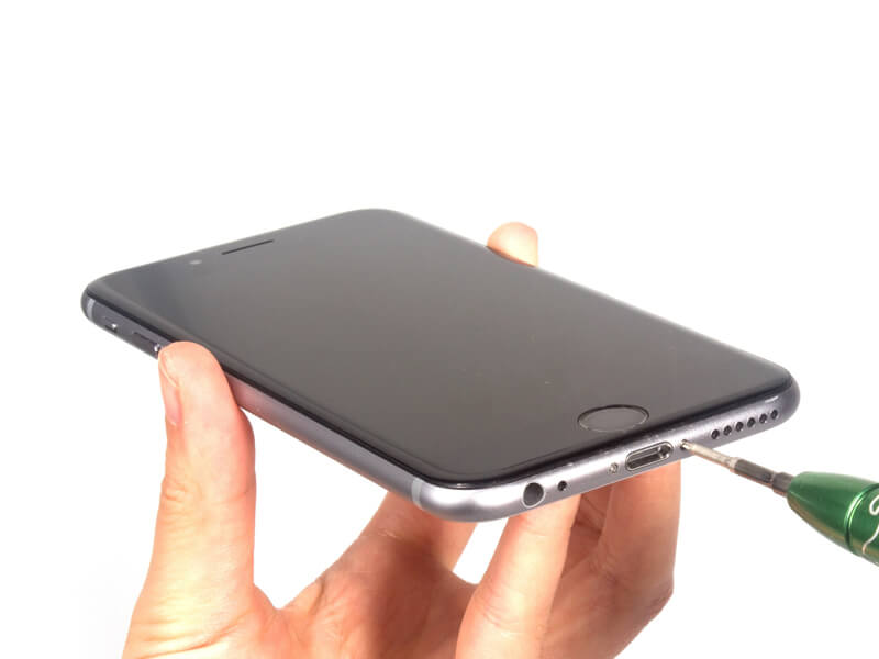 Процесс замены стекла в iPhone 6s
