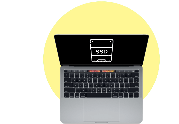 Замена жесткого диска (SSD) MacBook Pro 13"