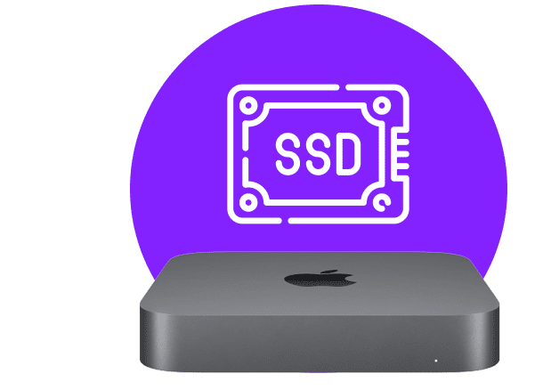 Замена жесткого диска SSD (без запчасти) Mac mini A1347